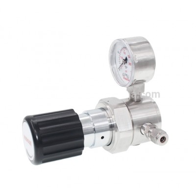 316L 1/4"NPT Helium gas low pressure regulator natural gas nitrogen gas pressure regulator