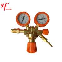 With 20 years experience European type industrial propane LPG gas pressure regulator with gauge