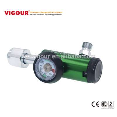 Aluminum body non-corrosive gas 0.2LPM 6LPM calibration gas cylinder pressure regulator