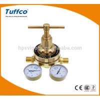 Brass CO2 argon oxygen gas manifold pressure regulator