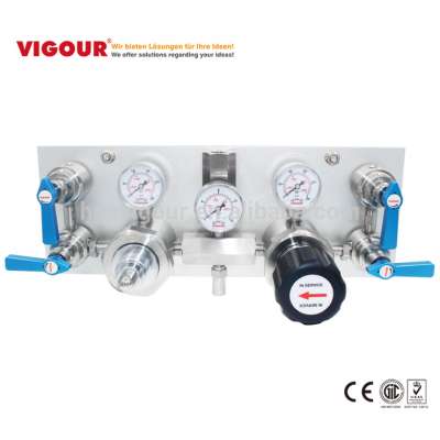 High Pressure Gas Step Down Automatic Oxygen Gas pressure Control Panel