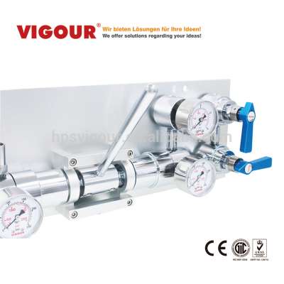 Stainless steel oxgen automatic change over system pressure control panels for gas cylinder