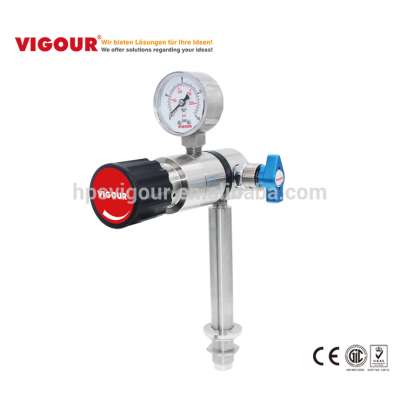 Easy install Air pressure regulator for purity and corrosive gases