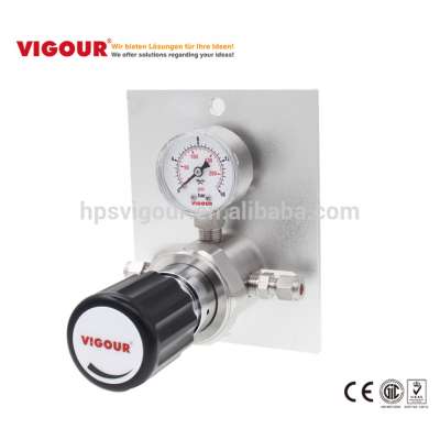 Factory price air argon low pressure gas pressure regulator with panel