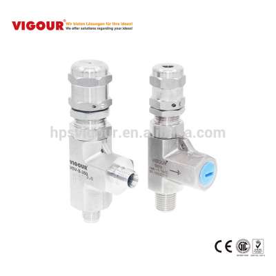 Stainless Steel Hydraulic Adjustable High Pressure Safety Relief Valve