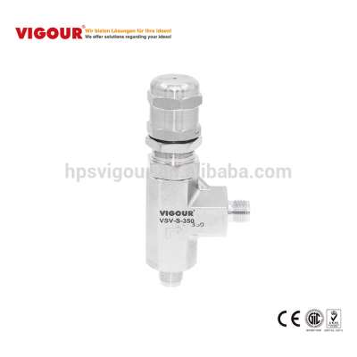 High quality high pressure instrumentation proportional relief valve