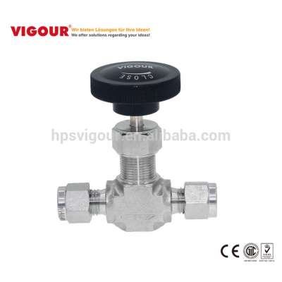 High Pressure 3000psi stainless steel material Needle Valve